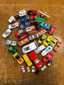 A selection of various die cast vehicles