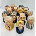 Bairstow Manor Collectables, fourteen in total of British Prime Ministers