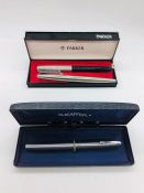 Three Ink pens to include Parker and Sheaffer