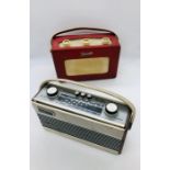 A Roberts original transistor radio model R200 series no:V36523 and a Roberts Rambler