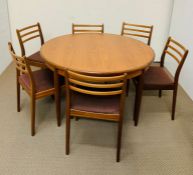 A G-Plan table and six chairs