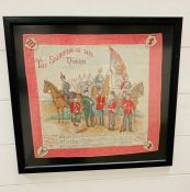 A 19th Century 'The Soldiers of the Queen' handkerchief