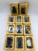 A selection of eleven "Lord of the Rings" boxed figures