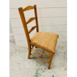 A small child's chair