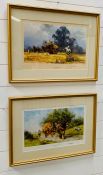 Two limited edition David Shepherd prints signed and numbered 'The Last Load of Summer' and 'While