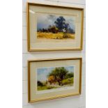 Two limited edition David Shepherd prints signed and numbered 'The Last Load of Summer' and 'While