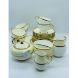 A Wedgwood bone china tea service for six