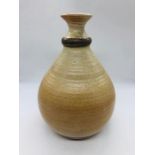 A Studio pottery vase bearing the marks "Funtington JB"