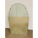A Arched wall hanging mirror