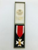 Cross of Merit Medal by Spinks and Sons