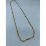 A 22ct yellow gold necklace (10.3g)