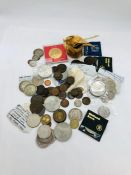 A Large selection of various coins