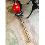 A petrol Warrior SLP600A-E hedge trimmer