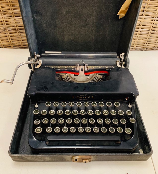 Smith Corona type writer made by L.C Smith and Bros in the USA