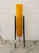 A mid century rocket lamp (113cm tall)