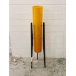 A mid century rocket lamp (113cm tall)