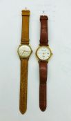 Two Gents watches on leather straps