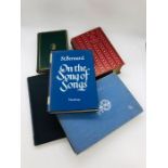 Small selection of poems and song books