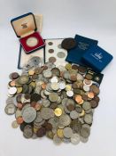 A selection of coins, tokens etc