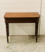 A folding gateleg table possibly a games table