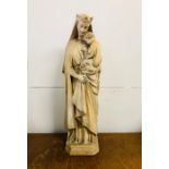 A Large French statue of Madonna and Child