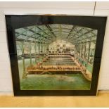 Poster of Sutro Baths 1900 by Son Franciscan Marilyn Blaisdell (113cm x 106cm)