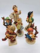 Six Hummel Figures