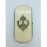 An ivory ladies purse or spectacle case