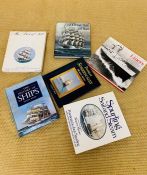 A selection of six books on ships