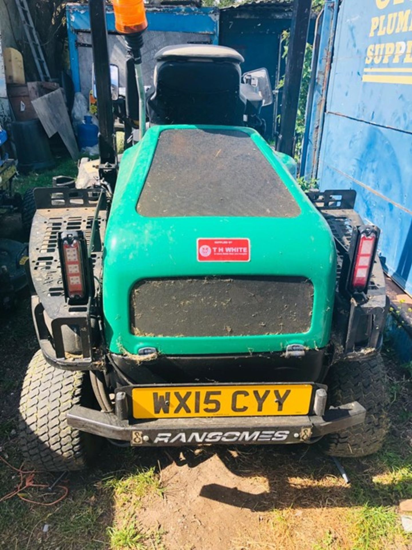 Ransome 2015 diesel mowing machine, HR300 Kubota D110ST, starts on the button - Image 9 of 11