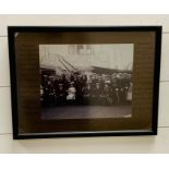 A photograph of "The Royal Family on board a ship " Portsmouth 26th June 1911