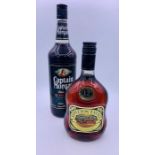 Appleton Estate Jamaica Rum and a bottle of Captain Morgan Black Label Rum.