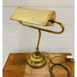 A Christopher Wray Bankers Desk Lamp