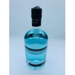 One bottle of original Blue Gin by the London Gin Company