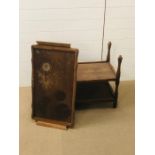Three tier tea trolley/table with removable tray top