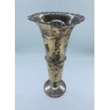 A silver vase, makers mark HCD, 300g 1923