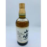 One bottle of Yamazaki single malt whisky