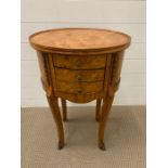 A Lock Stock and Barrel furniture three drawer occasional table
