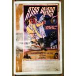 Original KILIAN STAR WARS Circus Style D 27x41 unnumbered Fan Club 1 Sheet. Rare unnumbered version.