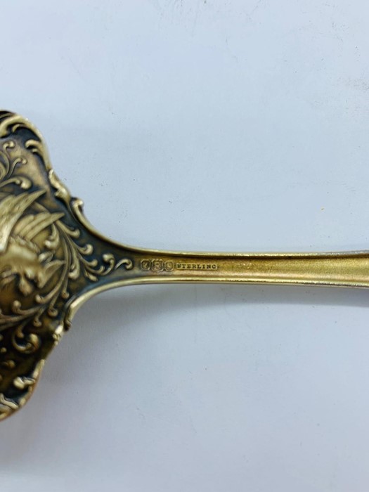 A Sterling silver spoon with enamel decoration - Image 2 of 2