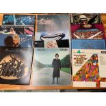 A selection of records including Beatles, Elton John etc