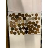 A small selection of coins, UK, variety of denominations, years and conditions.