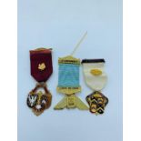 Three Masonic medals