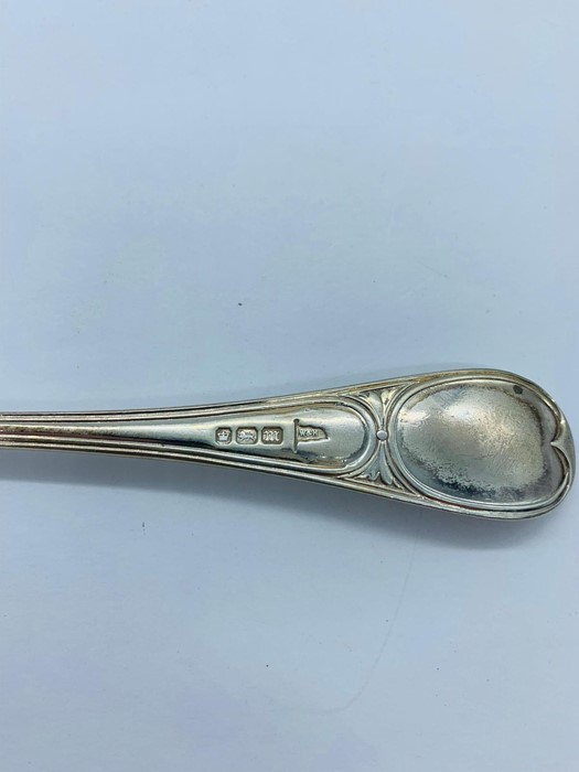 A cased silver Christening set consisting of a fork and spoon,1904. - Image 2 of 2