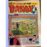 A large selection of Dandy comics