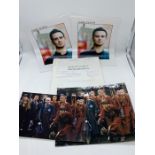 Movie Memorabilia: Two Harry Potter signed photographs by Jamie Yeates, the actor as himself and
