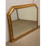 An large over mantel mirror (106cm x 134cm)