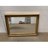 A gilt framed mirror (77cm x 55cm)