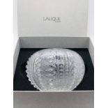 A Lalique Sea Urchin or 'Oursin' Vase in original box