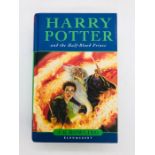 Harry Potter and the Half Blood Prince First Edition by J K Rowling.